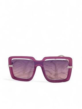 Purple Square Frame Sunglasses - Fashion Women's Accessories